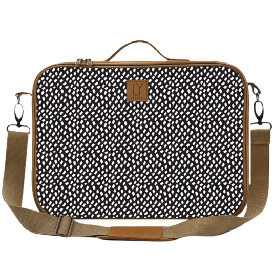 Laptop Bag - Scatter White on Black