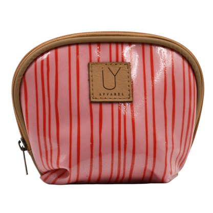 Make-up Pouch - Stripe Pink