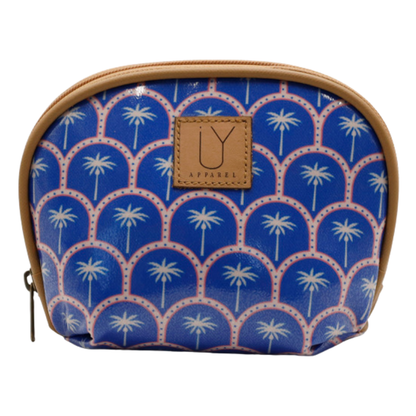 Make-up Pouch - Palm Blue