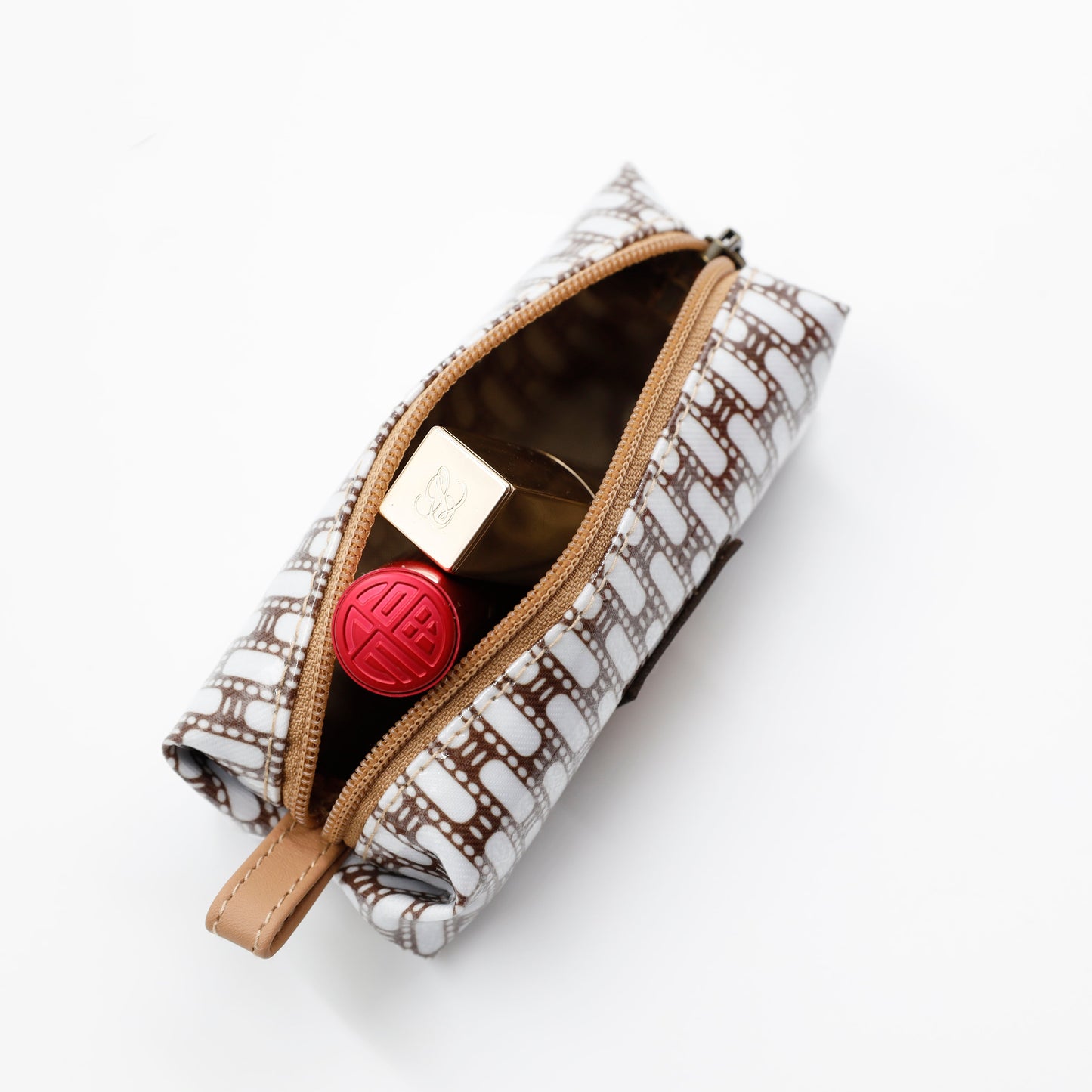 Mini Cosmetic Pouch - Ruby Daisy