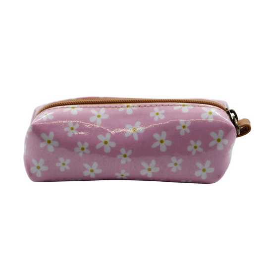 Mini Cosmetic Pouch - Pink Daisy