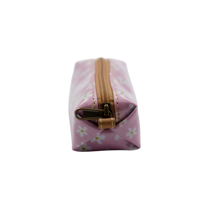 Mini Cosmetic Pouch - Pink Daisy