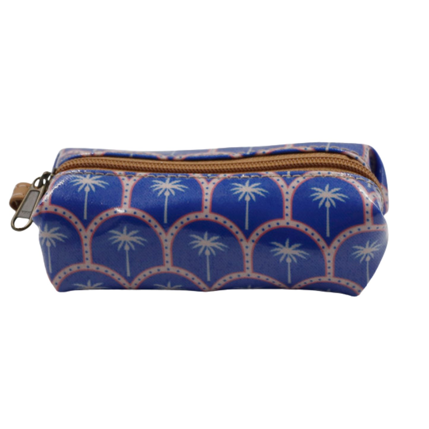 Mini Cosmetic Pouch - Palm Blue