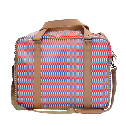 Overnight Bag with Leather Handles - Jenga