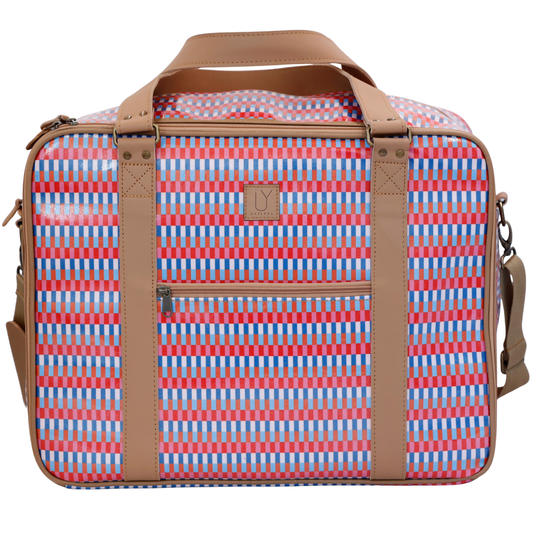 Overnight Bag with Leather Handles - Jenga