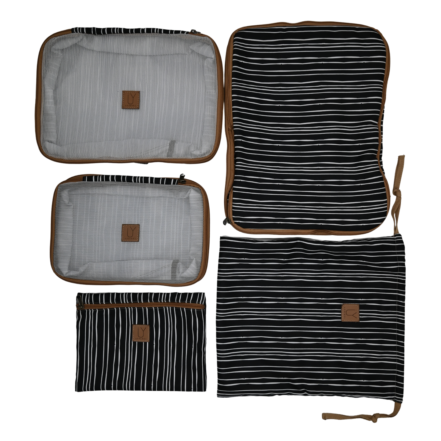 Compression Packing Pod Set - Stripe Black & White