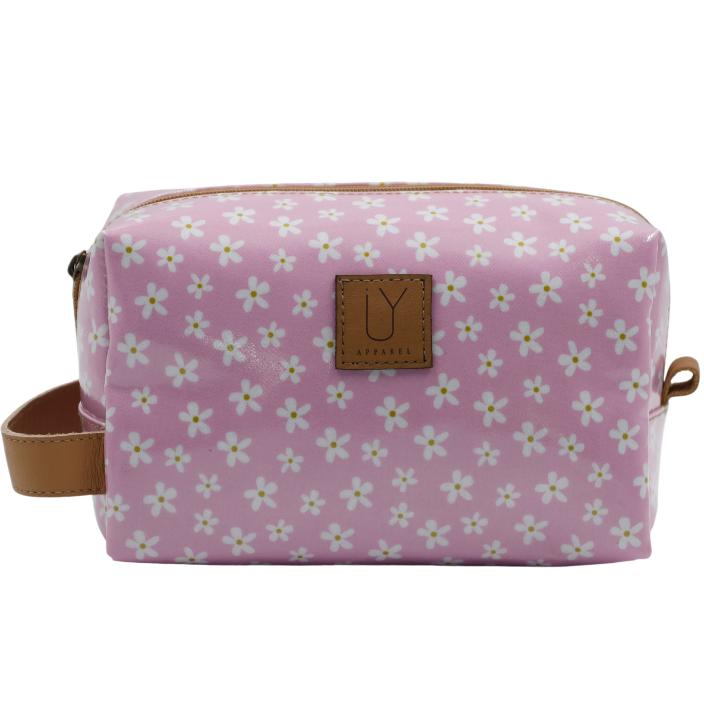 Soft Cosmetic Bag - Pink Daisy