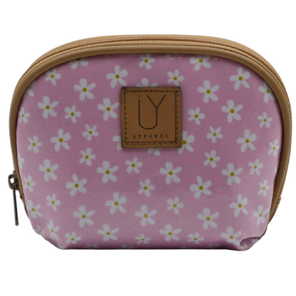 Make-up Pouch - Pink Daisy