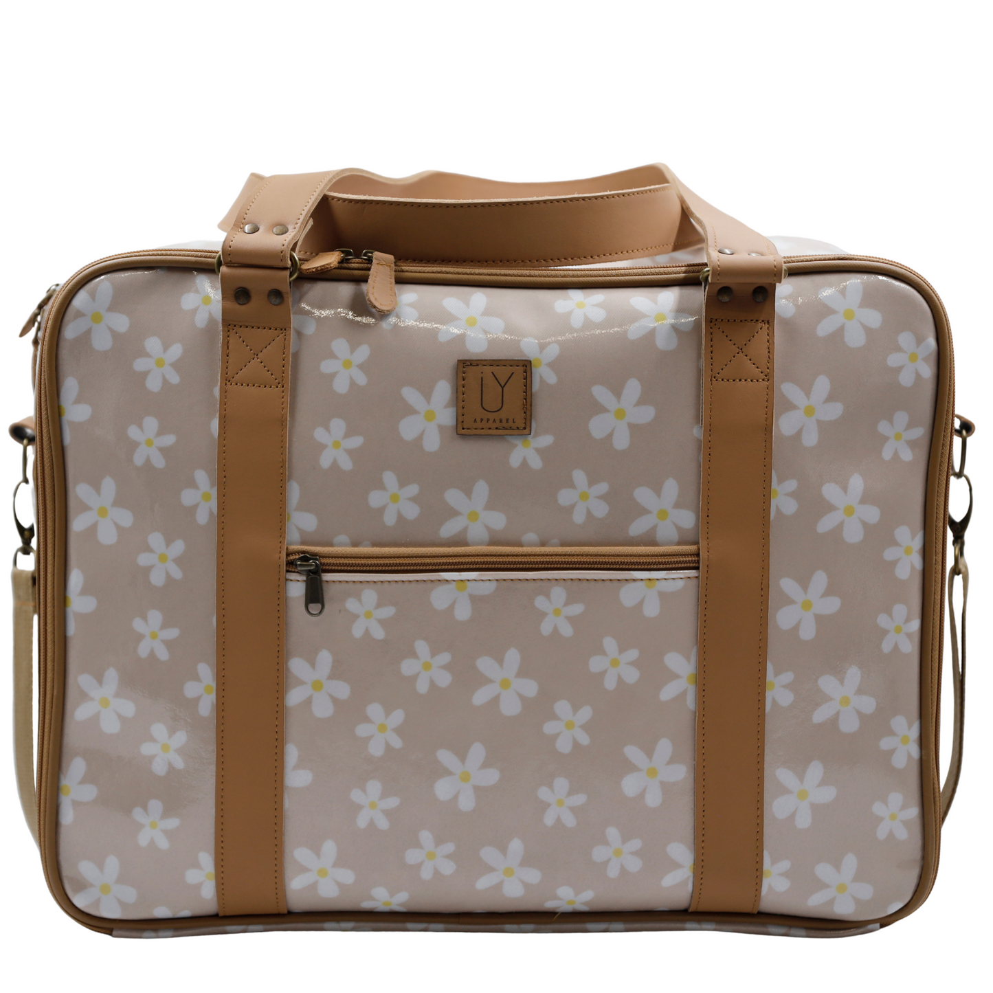 Overnight Bag with Leather Handles - Ruby Daisy