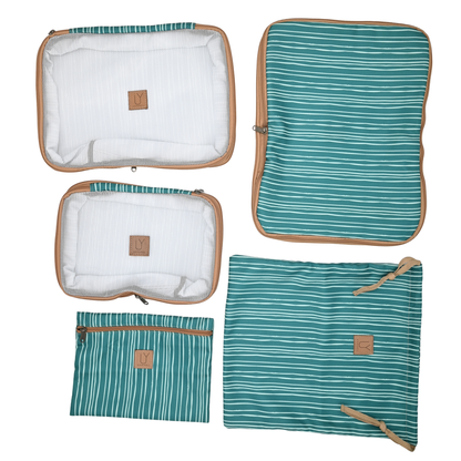 Compression Packing Pod Set - Stripe Green