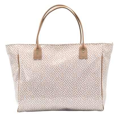 Shopper Bag - Scatter Gold on White