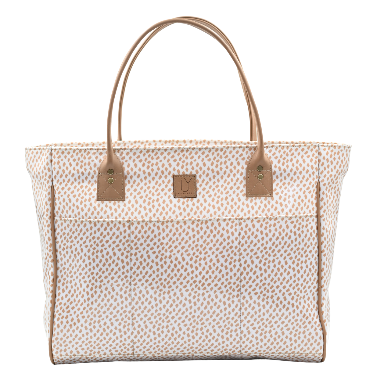 Shopper Bag - Scatter Gold on White