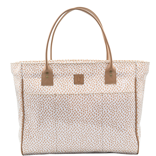 Shopper Bag - Scatter Gold on White