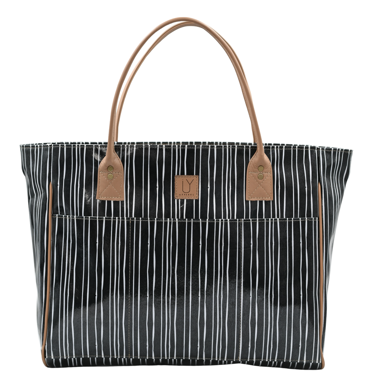 Shopper Bag - Stripe Black & White