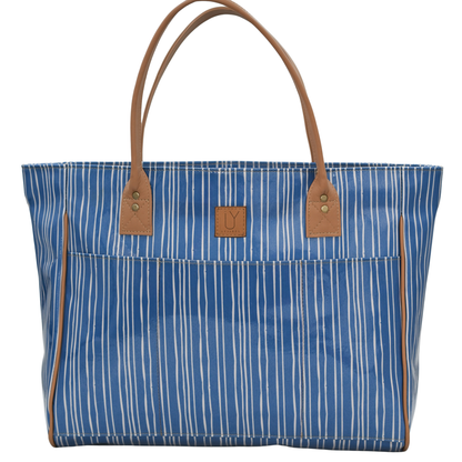 Shopper Bag - Stripe Blue