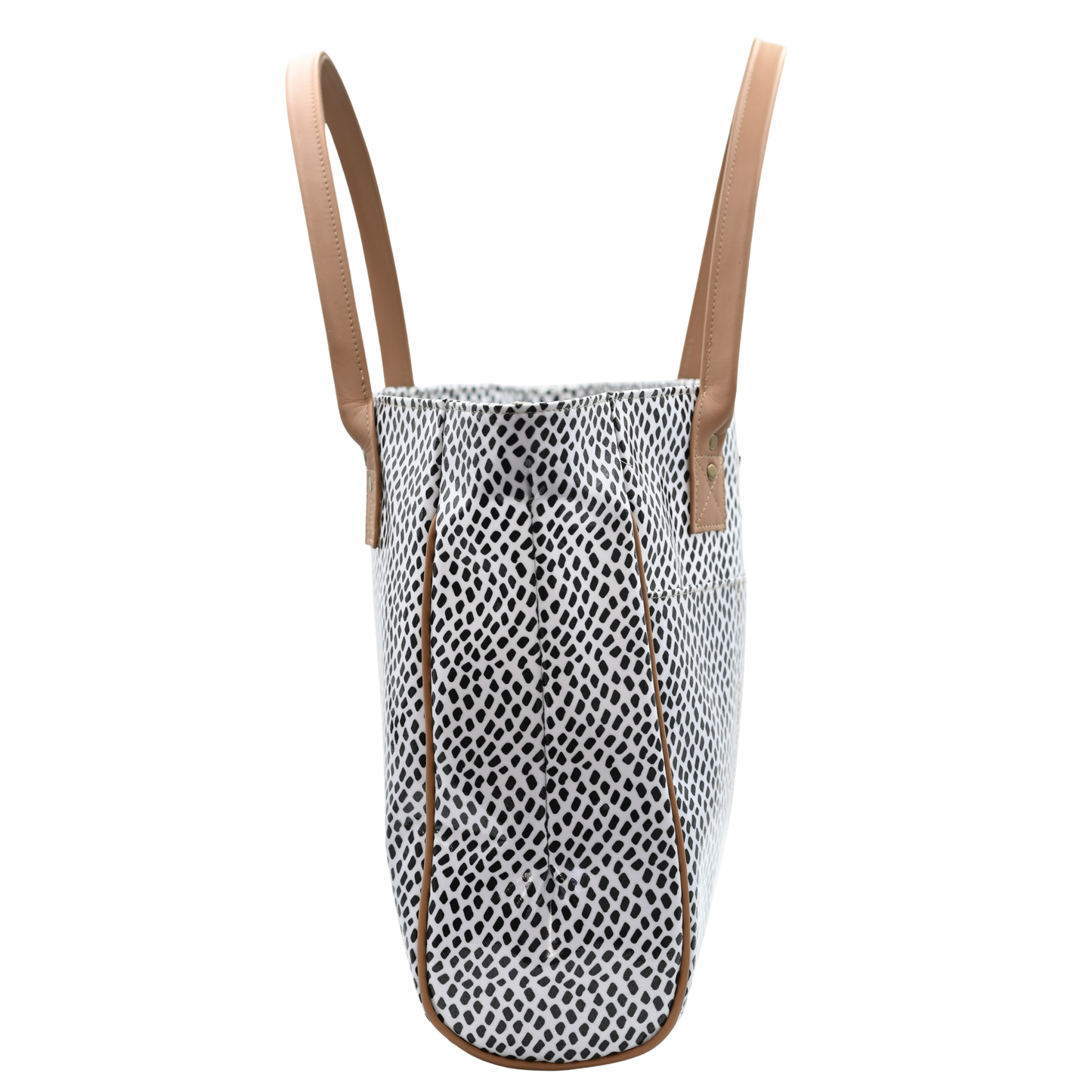 Shopper Bag - Scatter Black on White