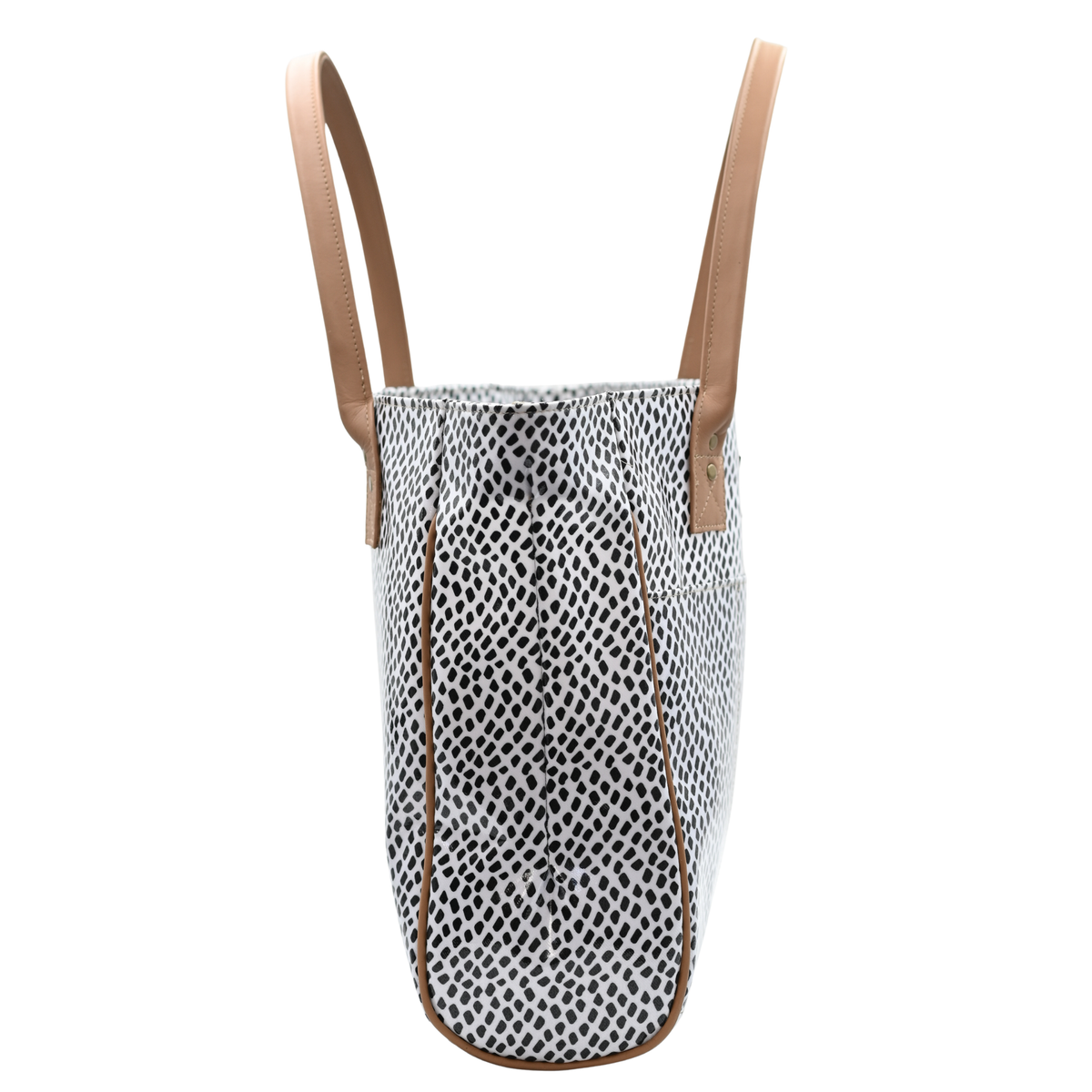 Shopper Bag - Scatter Black on White