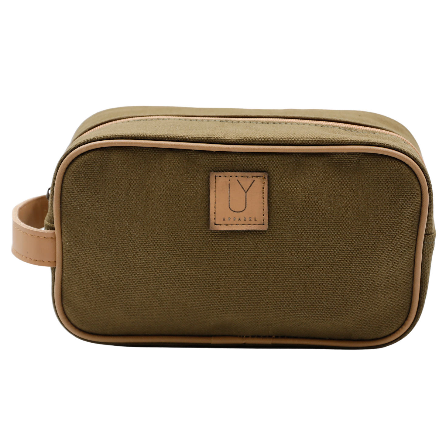 Small Toiletry Bag - Khaki Canvas