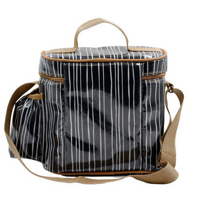 Snakpak Lunch Cooler - Stripe Black and White