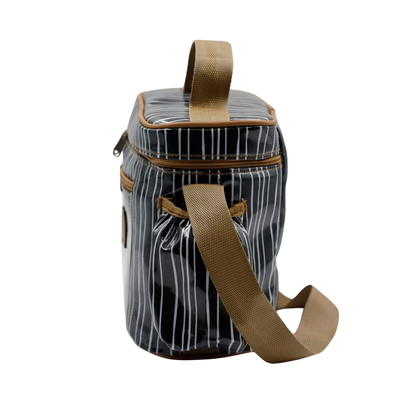 Snakpak Lunch Cooler - Stripe Black and White