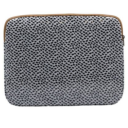 Laptop Sleeve Large - Scatter Black on White