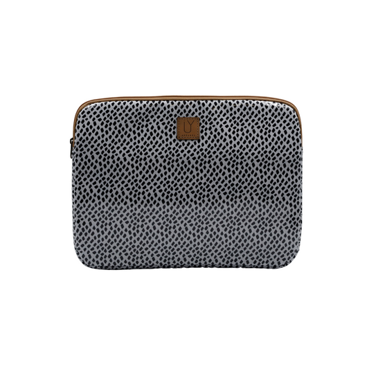 Laptop Sleeve Medium - Scatter Black on White