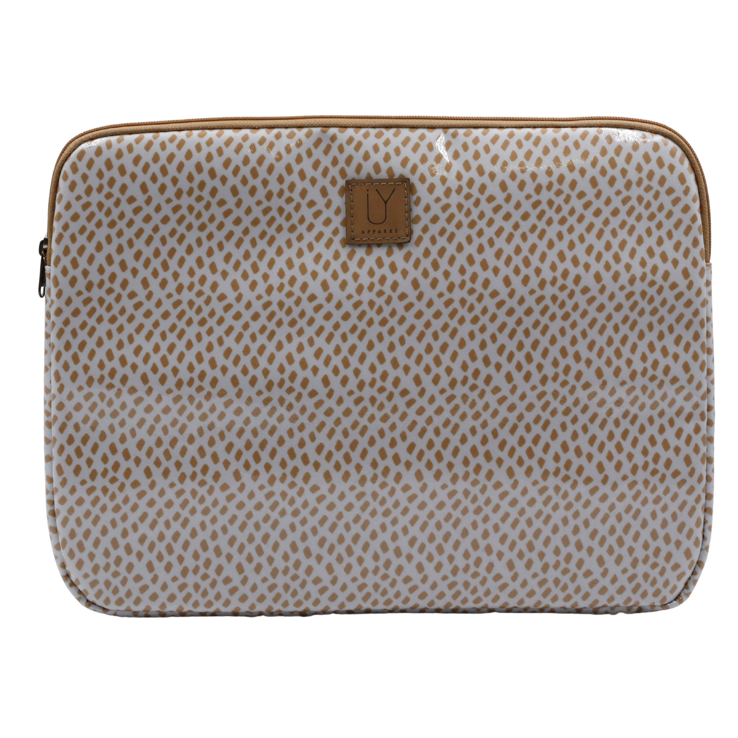 Laptop Sleeve Large - Scatter Gold on White