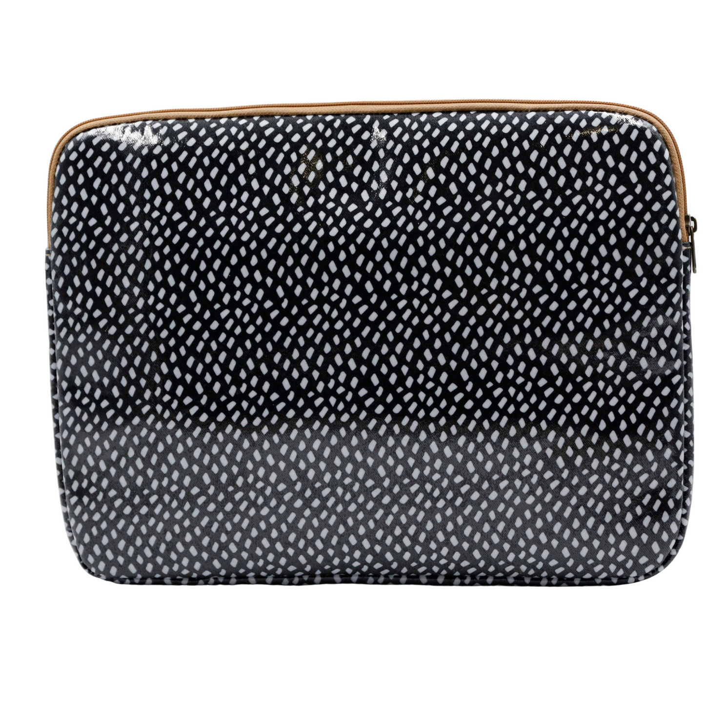 Laptop Sleeve Large - Scatter White on Black