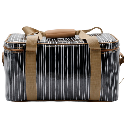 Courtney Cooler - Stripe Black and White