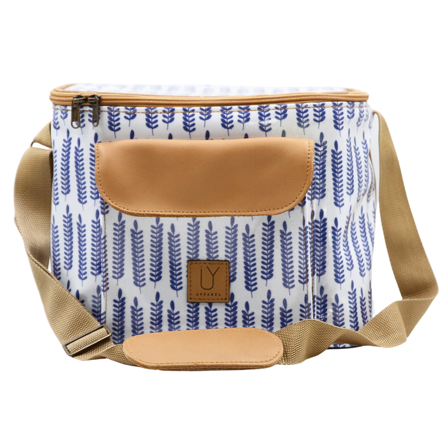 Sam Sling Cooler - Leaves Blue