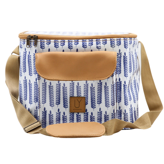 Sam Sling Cooler - Leaves Blue