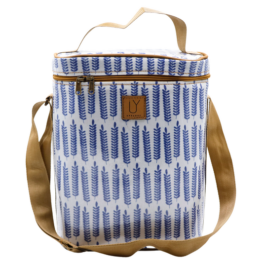 Sling Cooler - Leaves Blue