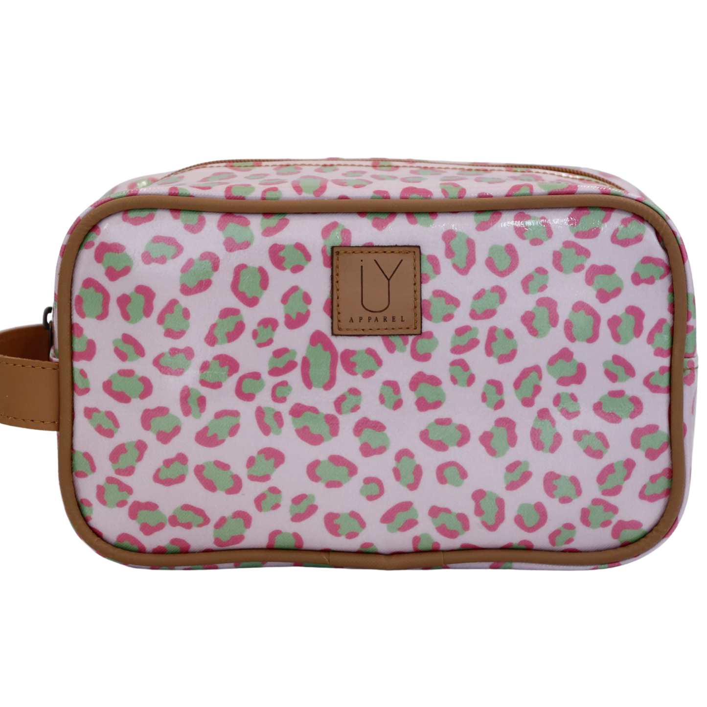 Small Toiletry Bag - Leopard Pink