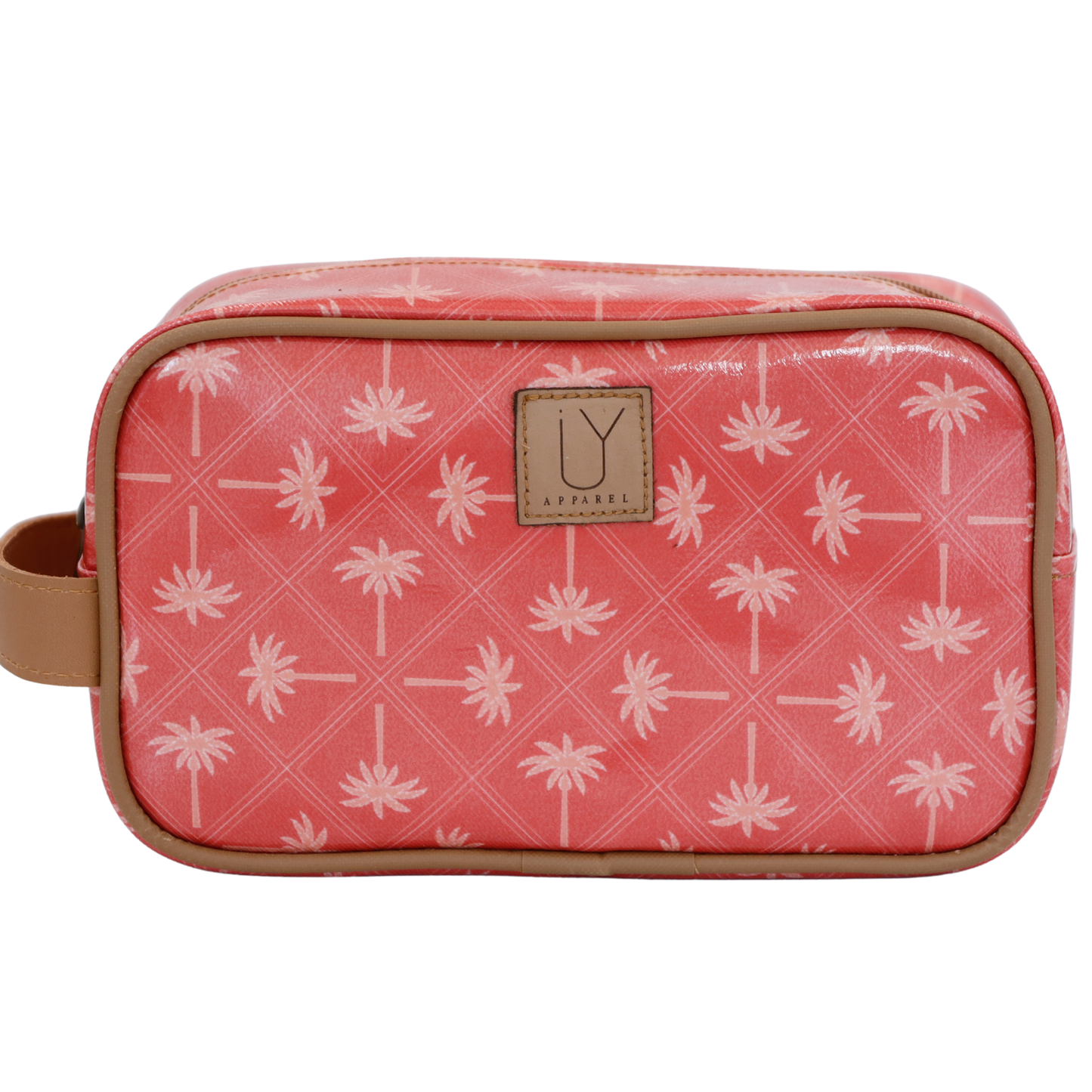 Small Toiletry Bag - Palm Tangerine