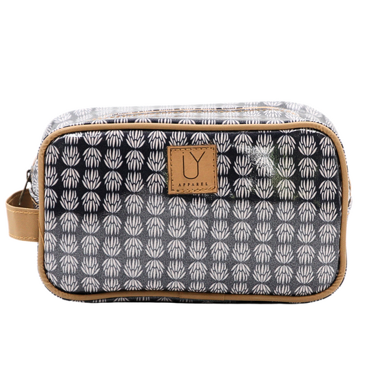 Small Toiletry Bag - Protea Black