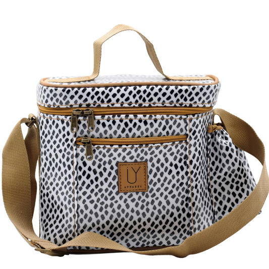 Snakpak Lunch Cooler - Scatter Black on White