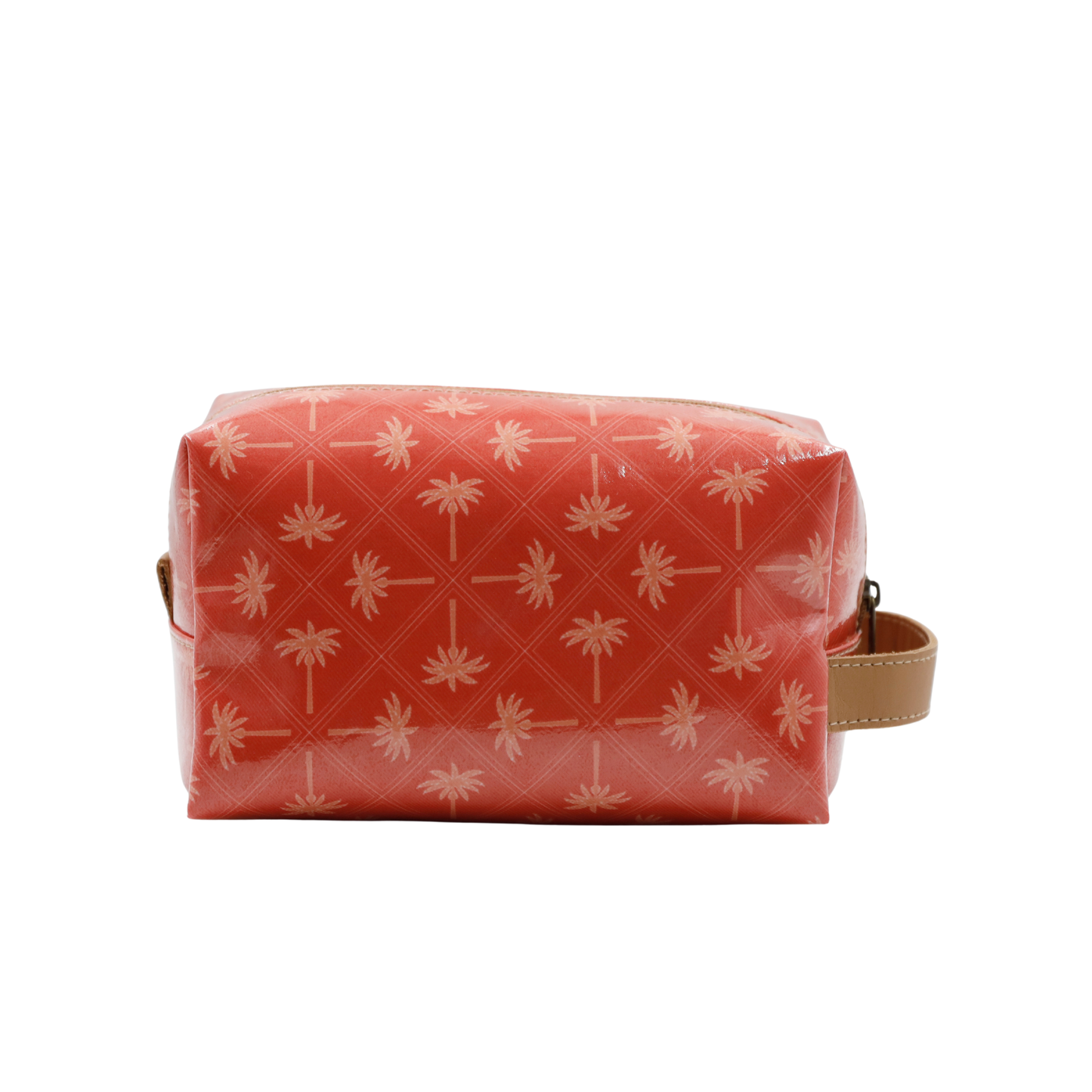 Soft Cosmetic Bag - Palm Tangerine