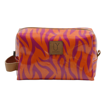 Soft Cosmetic Bag - Tangerine Tiger