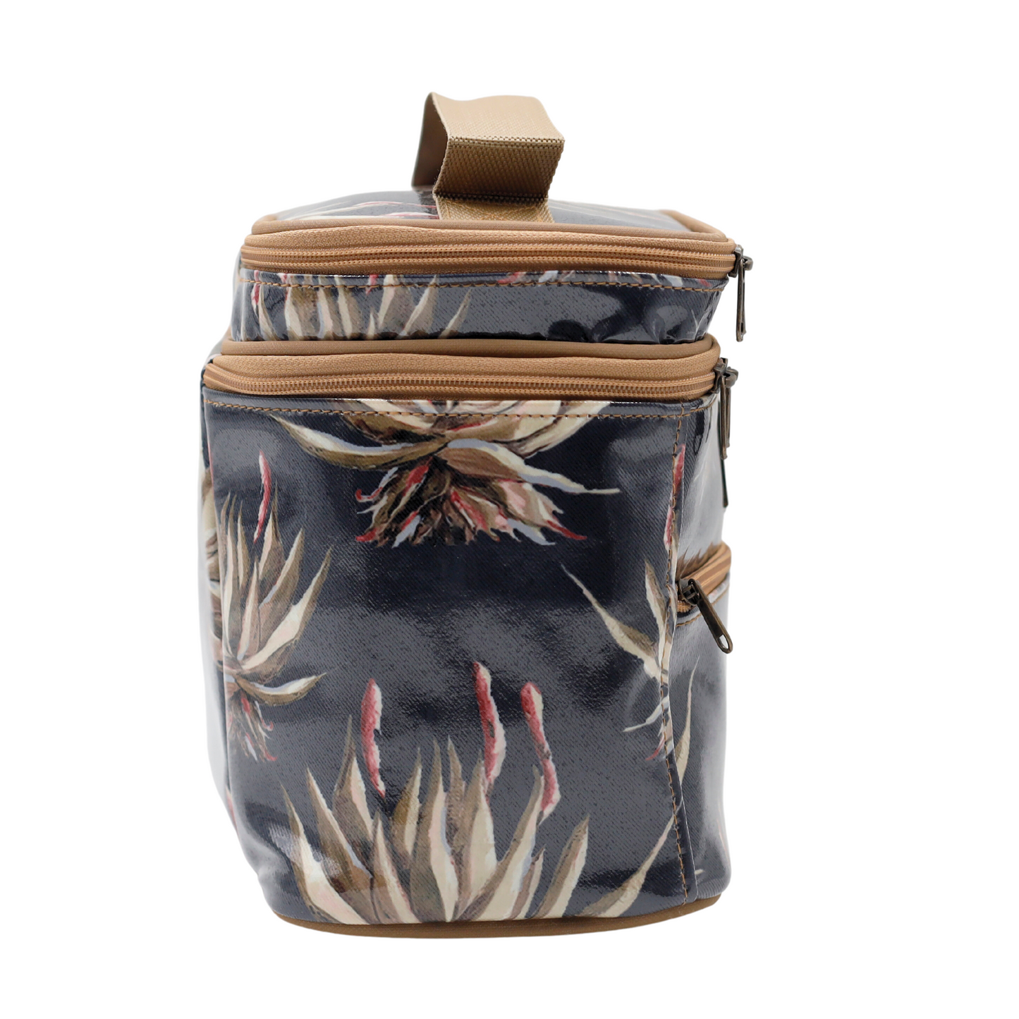Stand Up Toiletry Bag - Navy Aloe