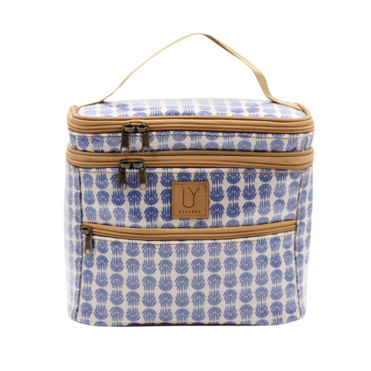 Stand Up Toiletry Bag - Protea Blue