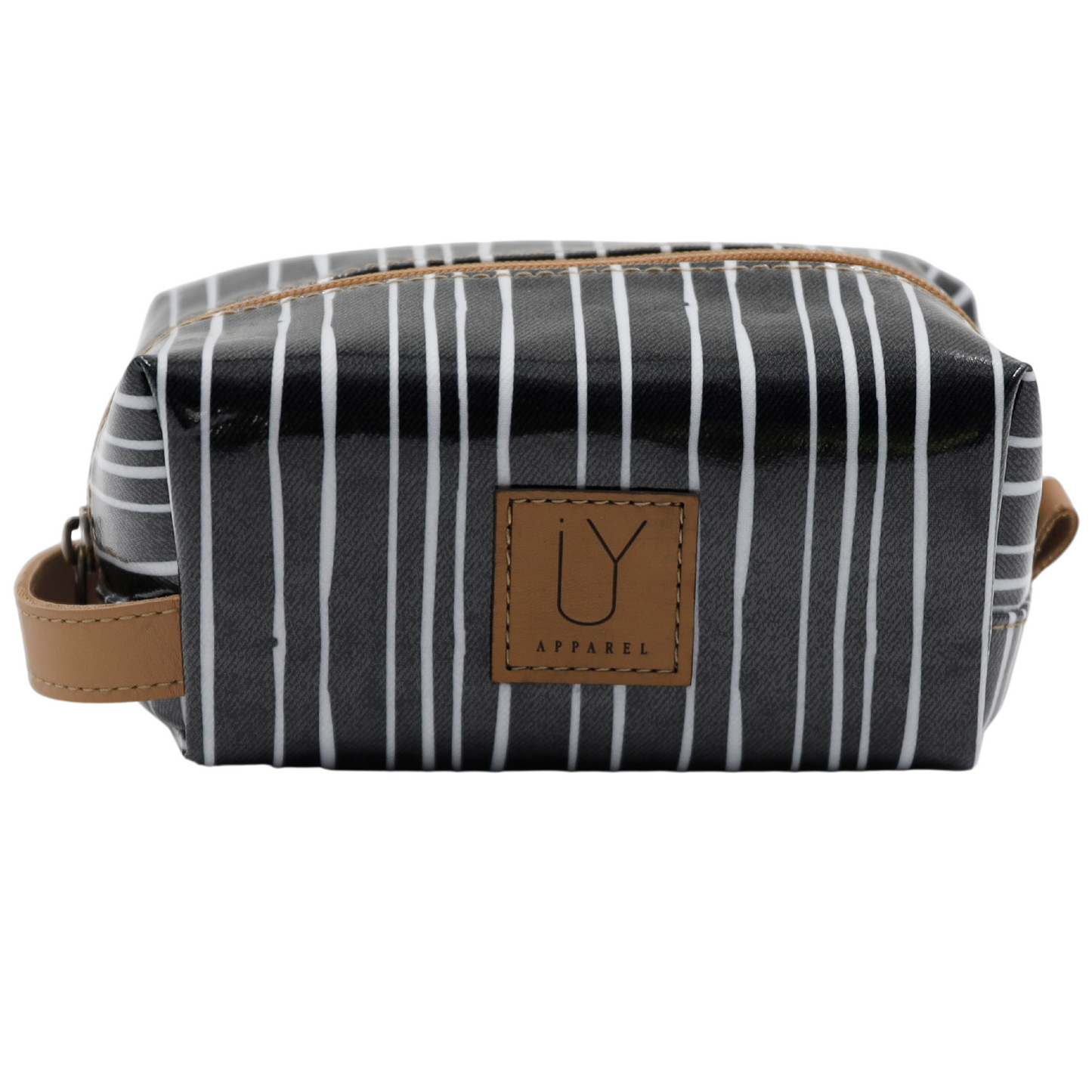 Cosmetic Bag - Stripe Black and White