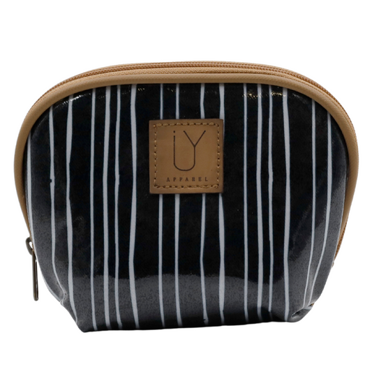 Make-up Pouch - Stripe Black and White