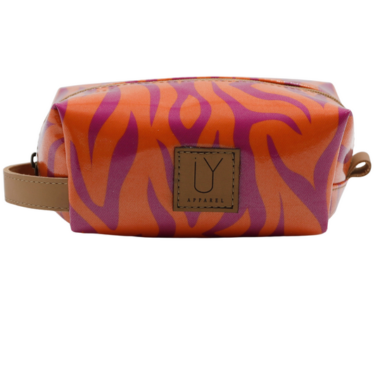 Cosmetic Bag - Tangerine Tiger