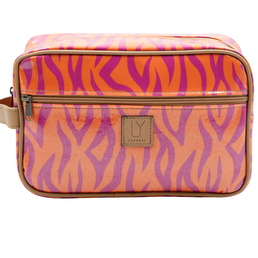 Large Toiletry Bag - Tangerine Tiger