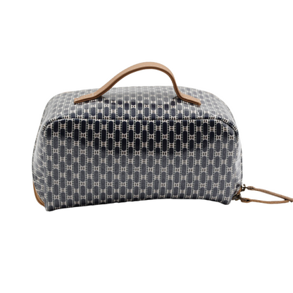 Large Cosmetic Bag - African Tweed Green