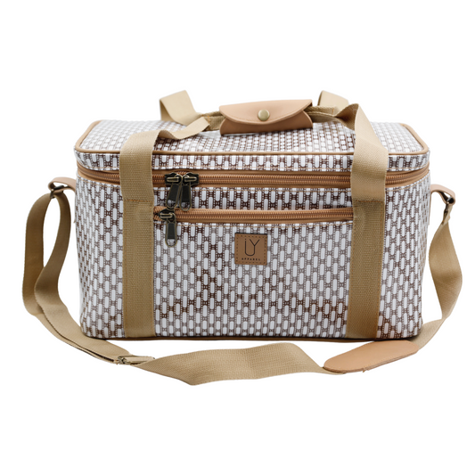 Courtney Cooler - African Tweed White