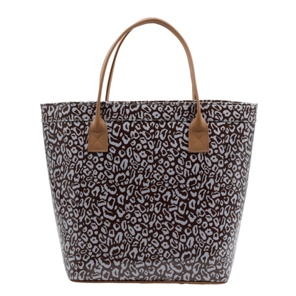 Classic Tote - African Footprint White