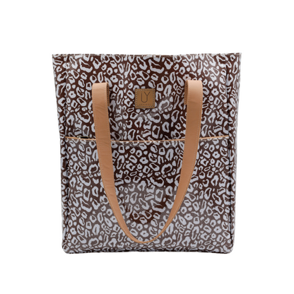 Campus Tote - African Footprint White