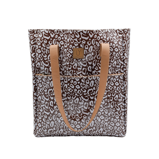 Campus Tote - African Footprint White
