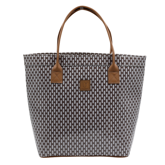 Classic Tote - African Tweed White